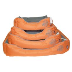 Pet Interest Rectangular Bed - Αδιάβροχο Κρεβάτι Πορτοκαλί 65x55x19cm + Δώρο 2 Μπολ Φαγητού Νερού Αξίας 12,00€