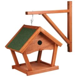 Bird Table Tjorn With Hanger - Κρεμαστή Ξύλινη Ταΐστρα Με Βάση 42x40,5x42cm