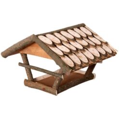 Bird Table Mitu - Ξύλινη Εξωτερική Ταΐστρα Άγριων Πτηνών 37x32x25cm