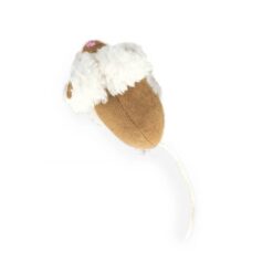 AFP Snow Mouse Toy With Catnip - Ποντικάκι Παιχνίδι Γάτας Με Catnip - Καφέ
