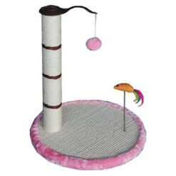 Cat Tree "Harmony" - Ονυχοδρόμιο Ροζ 46x46x52cm + Δώρο 2 Μπολ Φαγητού Νερού Αξίας 15,00€