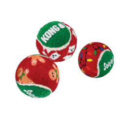 Kong Holiday SqueakAir Balls Medium 6 Τεμ. - Image 2
