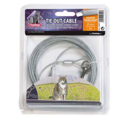 Tie Out Cable For Small Dogs - Σύστημα Δεσίματος Σκύλου Εξωτερικού Χώρου 5m x 2mm