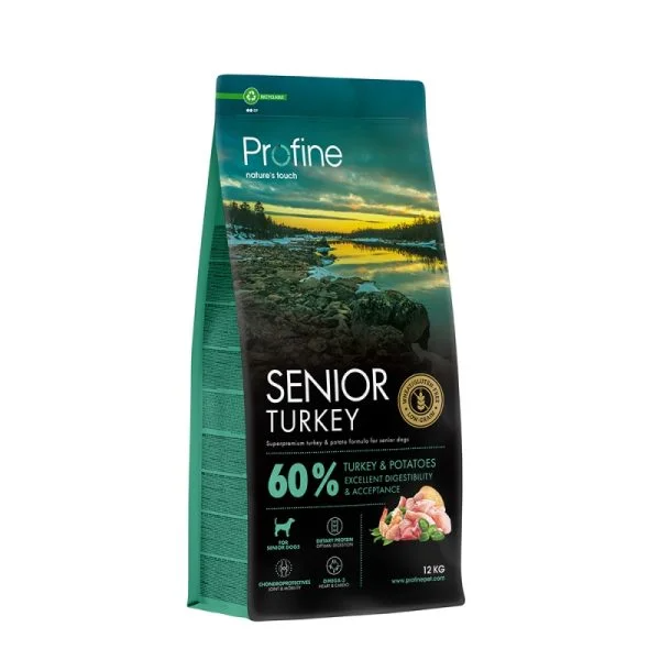 Profine Dog Senior Γαλοπούλα & Πατάτα 12kg