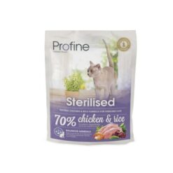 Profine Cat Sterilized Chicken & Rice (Κοτόπουλο & Ρύζι) 300gr