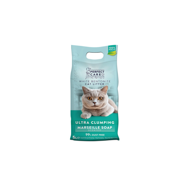 Perfect Care Cat Litter Marseille Soap - Άμμος Μπετονίτης Γάτας Άρωμα Σαμπούνι Μασσαλίας 5L