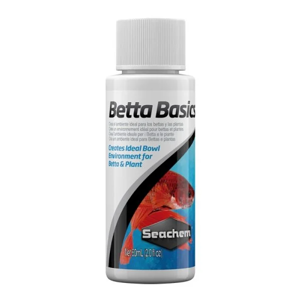 Seachem Betta Basics Βελτιωτικό Νερού Ενυδρείου Για Μονομάχους 60ml