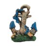 Petgreece Aquarium Decor - Διακοσμητικό Ενυδρείου Άγκυρα Μπλε 6x3,5x8cm