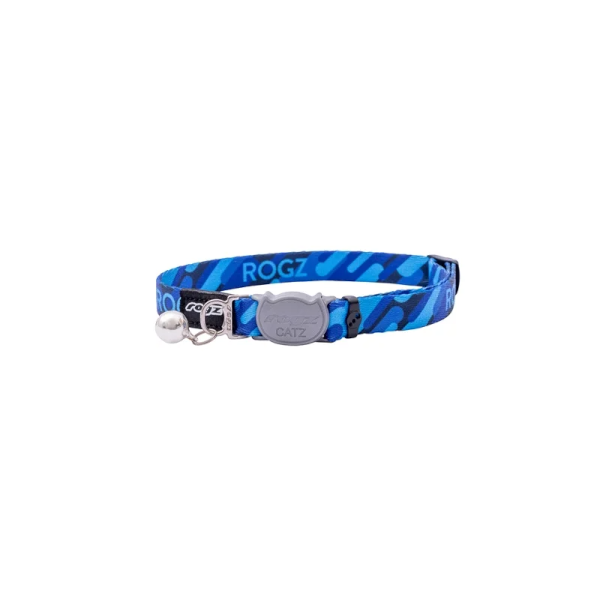 Rogz Περιλαίμιο Γάτας Geo Blue Safety Extra Small 16,50-23cm