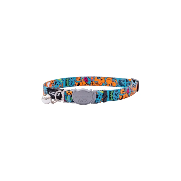 Rogz Περιλαίμιο Γάτας Electric Turquoise Extra Small 16,50-23cm