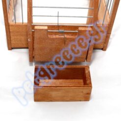 Ξύλινο Χειροποίητο Κλουβί Βαμμένο 44x23,50x34cm - Image 5